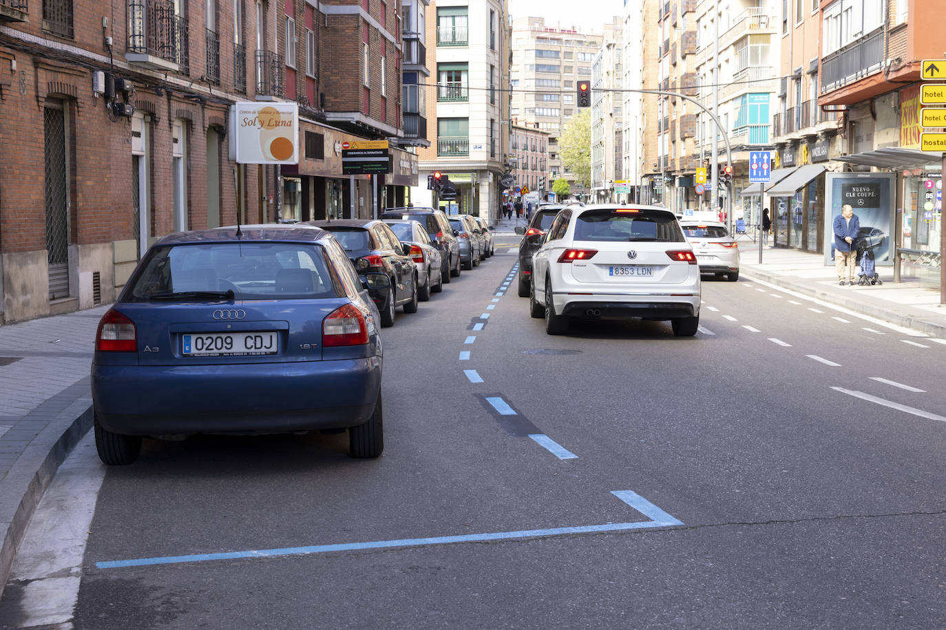 Nueva zona azul en Nicolás Salmerón