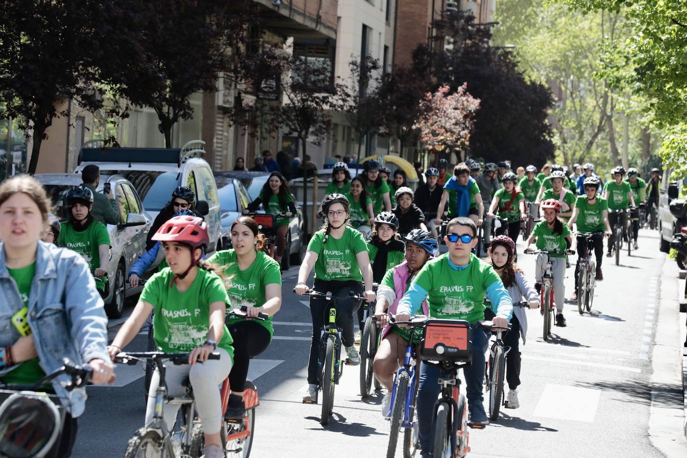 Gran bicicletada del IES La Merced