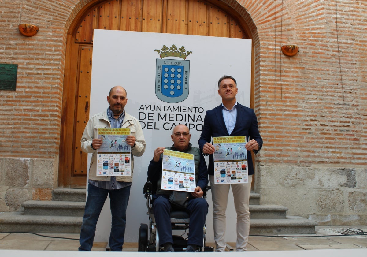 Marcelo Merino, Dionisio Zurdo y Ricardo Coca en la presentación del evento