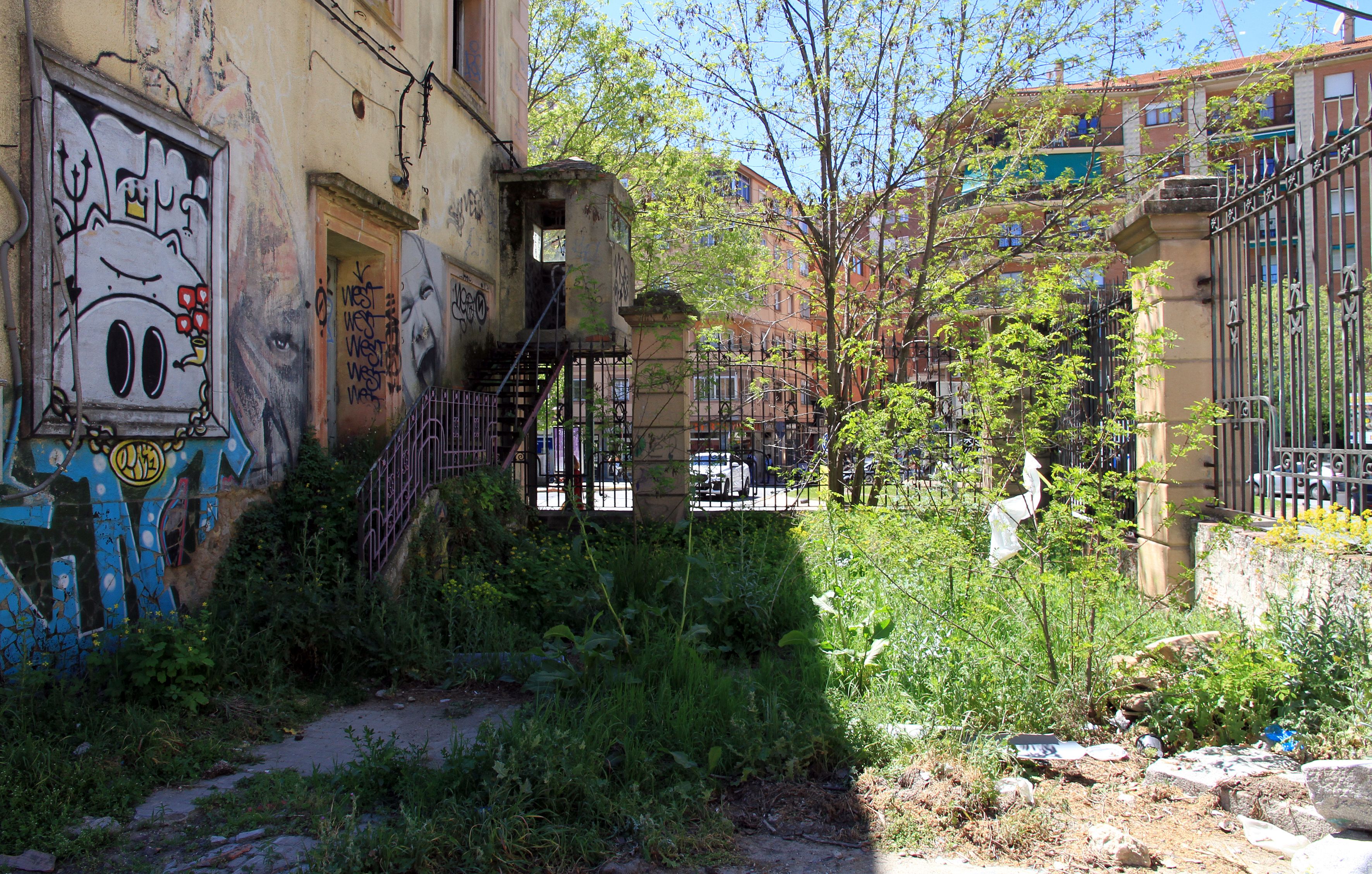 Parte de los terrenos del antiguo Regimiento de Segovia.