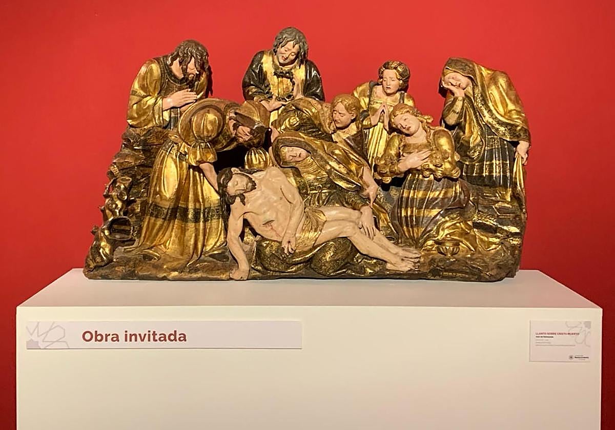 'Llanto sobre Cristo muerto', de Juan de Valmaseda, que se expondrá en la sede de Campos del Renacimiento de Becerril.