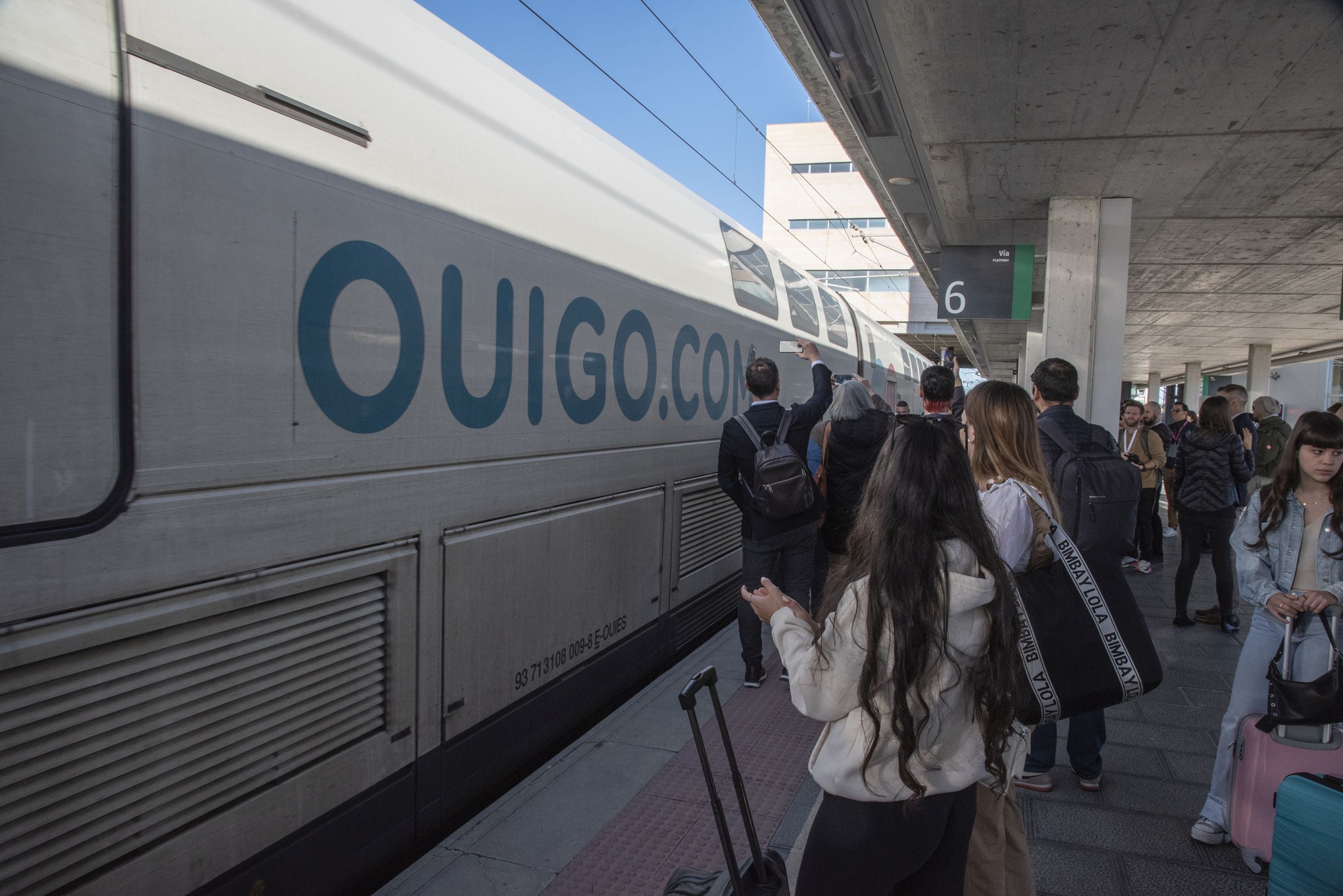 El primer trayecto de Ouigo en Segovia, en imágenes