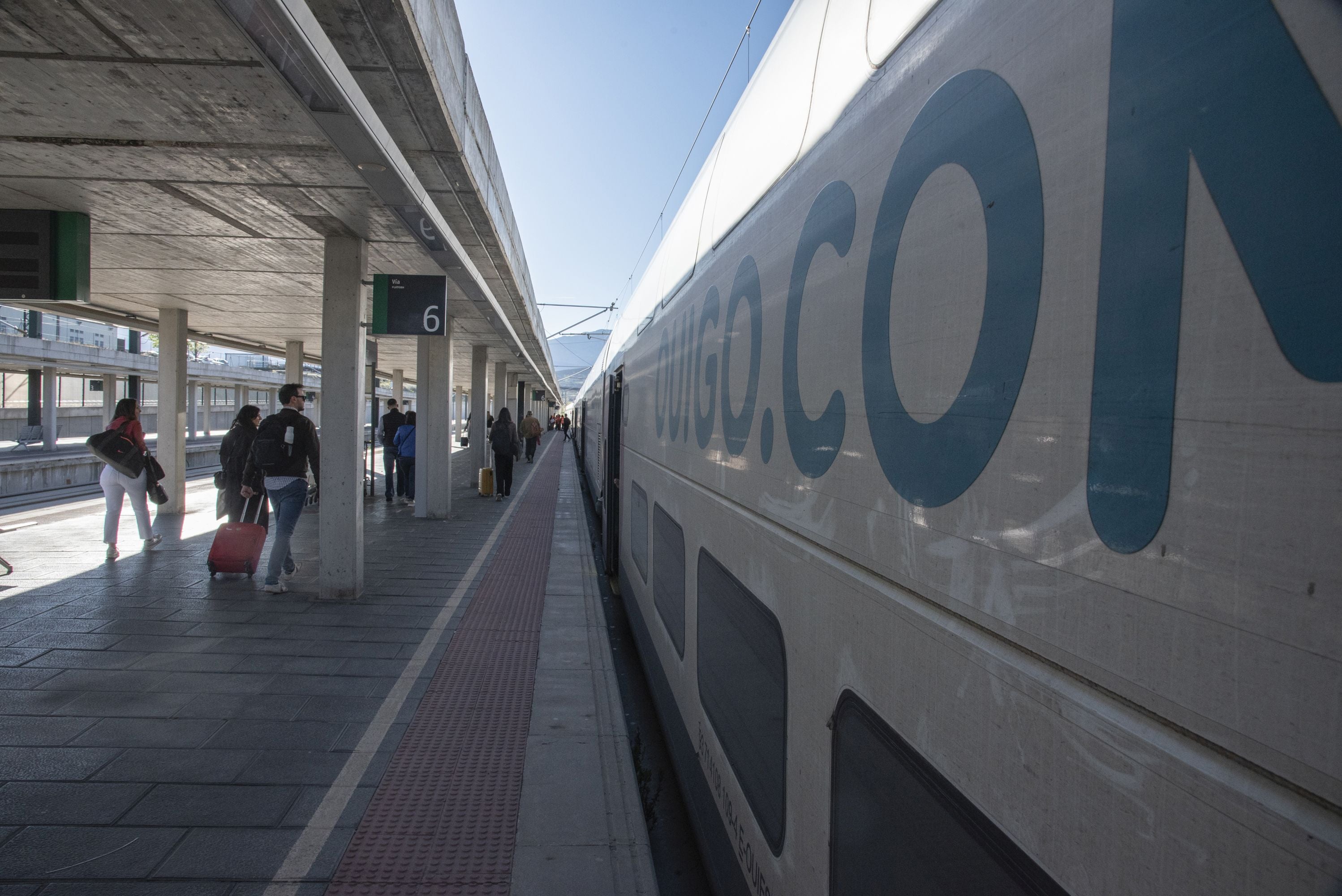 El primer trayecto de Ouigo en Segovia, en imágenes