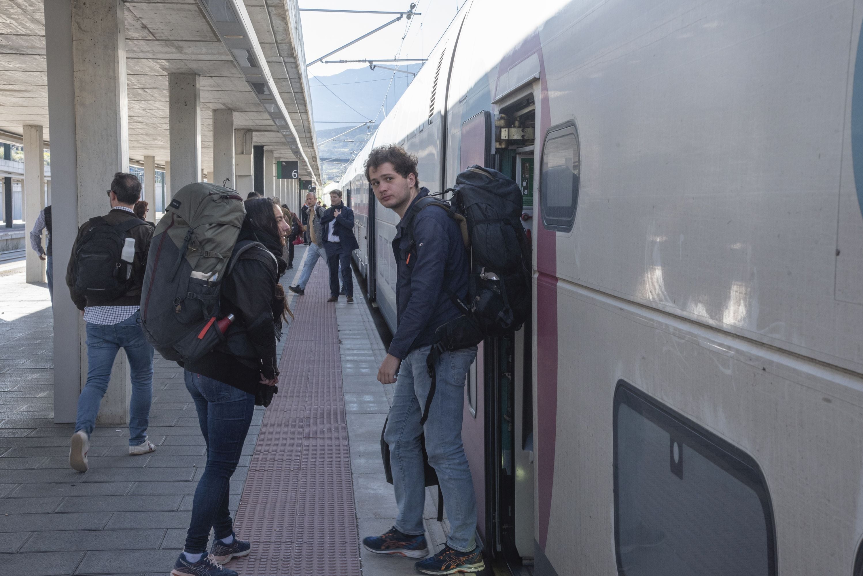 El primer trayecto de Ouigo en Segovia, en imágenes