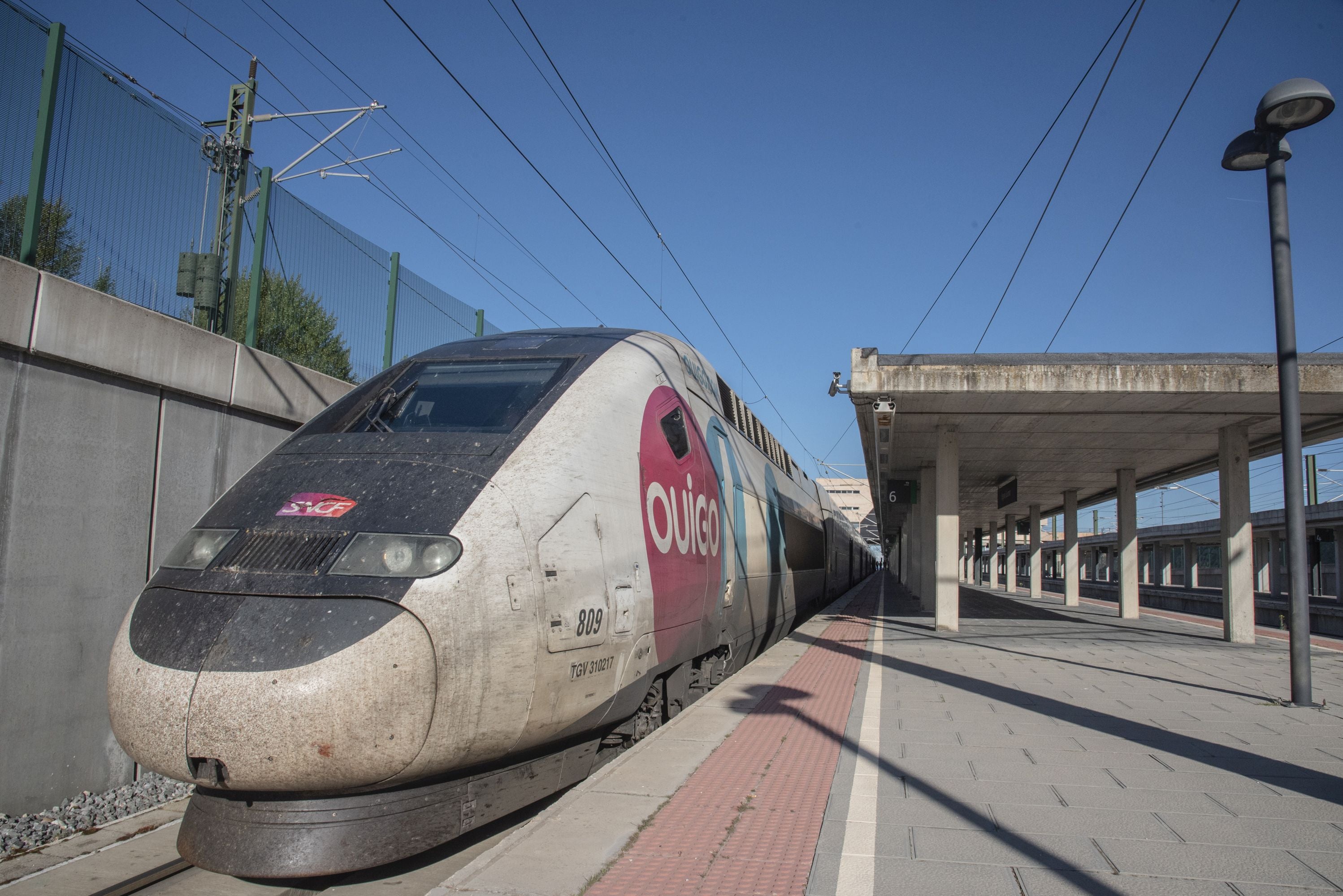 El primer trayecto de Ouigo en Segovia, en imágenes