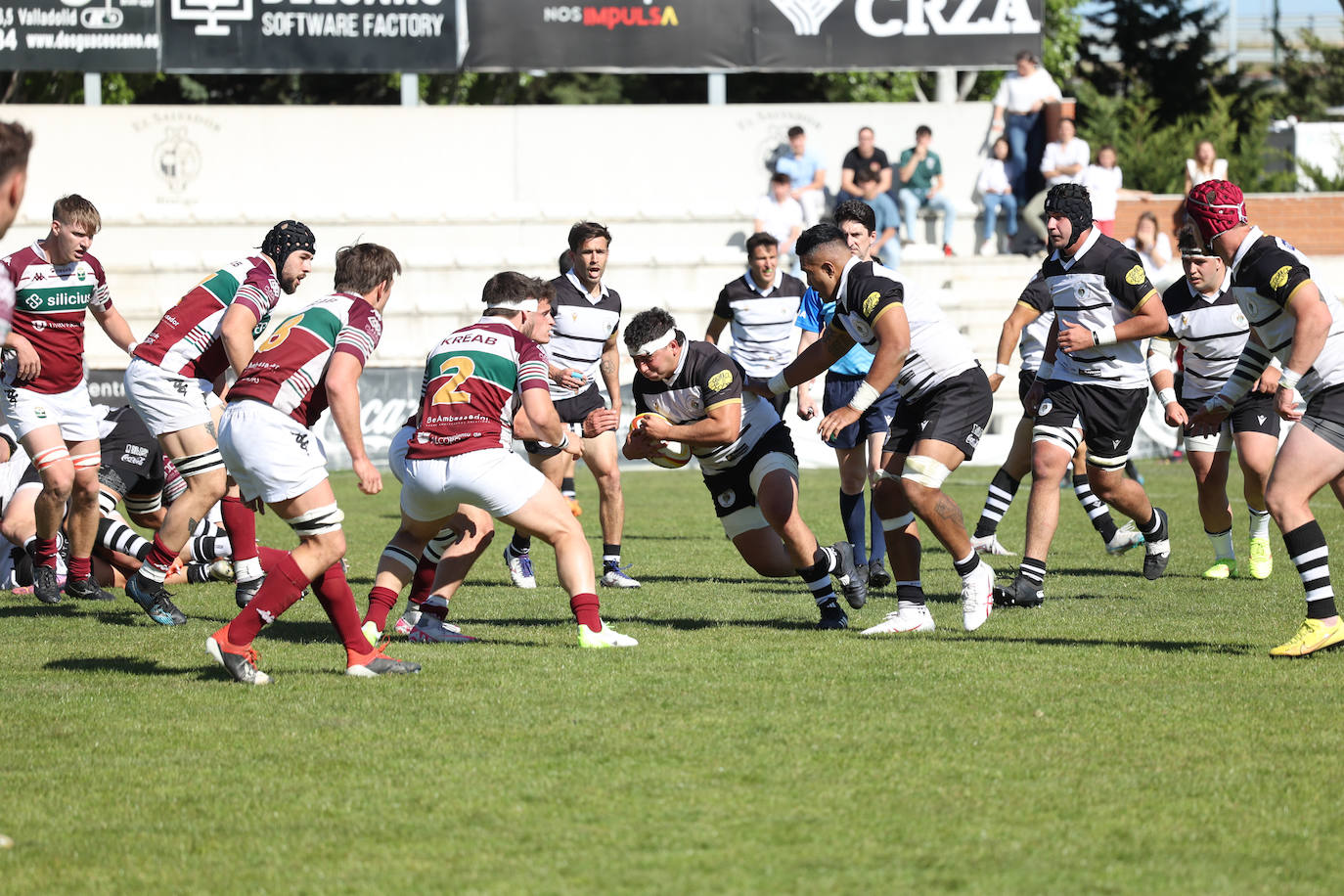El partido de rugby entre El Salvador y el Alcobendas, en imágenes
