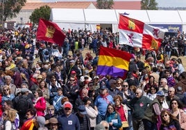 Fiesta en la campa de Villalar el año pasado.