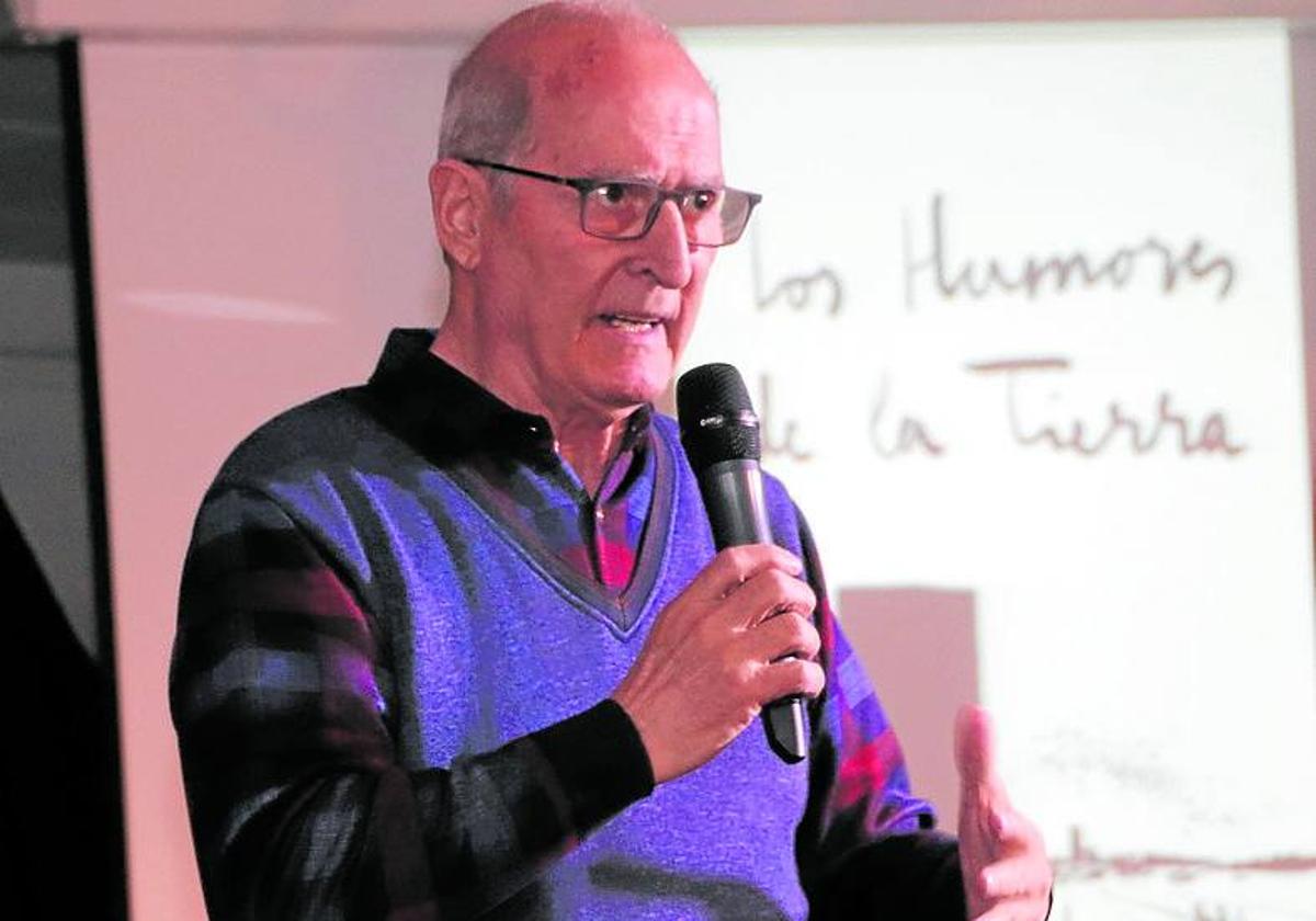 Ángel Gómez, durante la presentación.