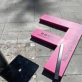 Destrozan tres ornamentos del Festival Internacional de Fotografía