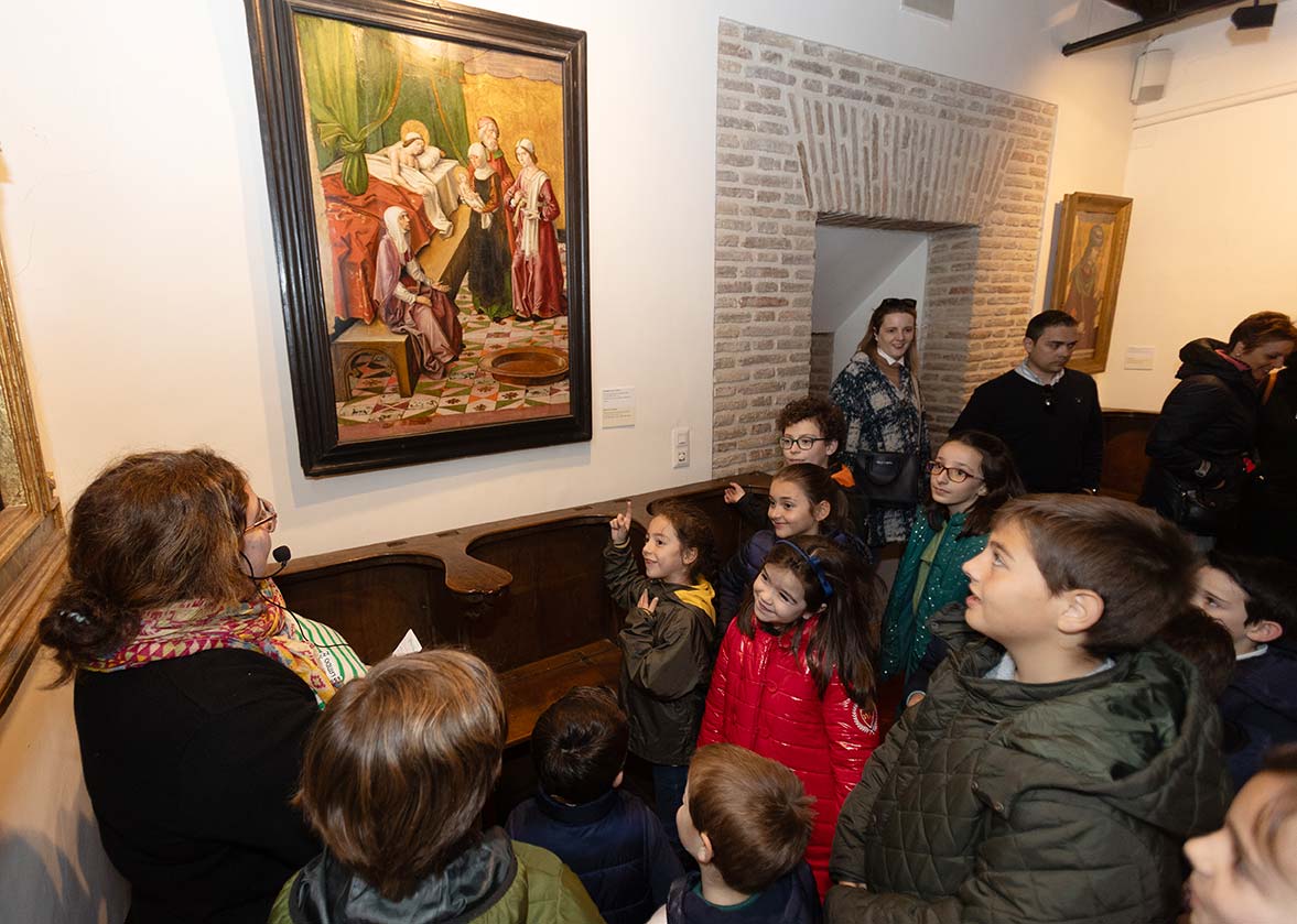 Visita infantil al arte sacro del Museo Diocesano