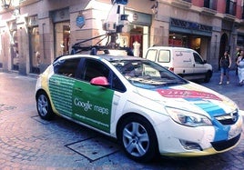 Vehículo de Google maps.