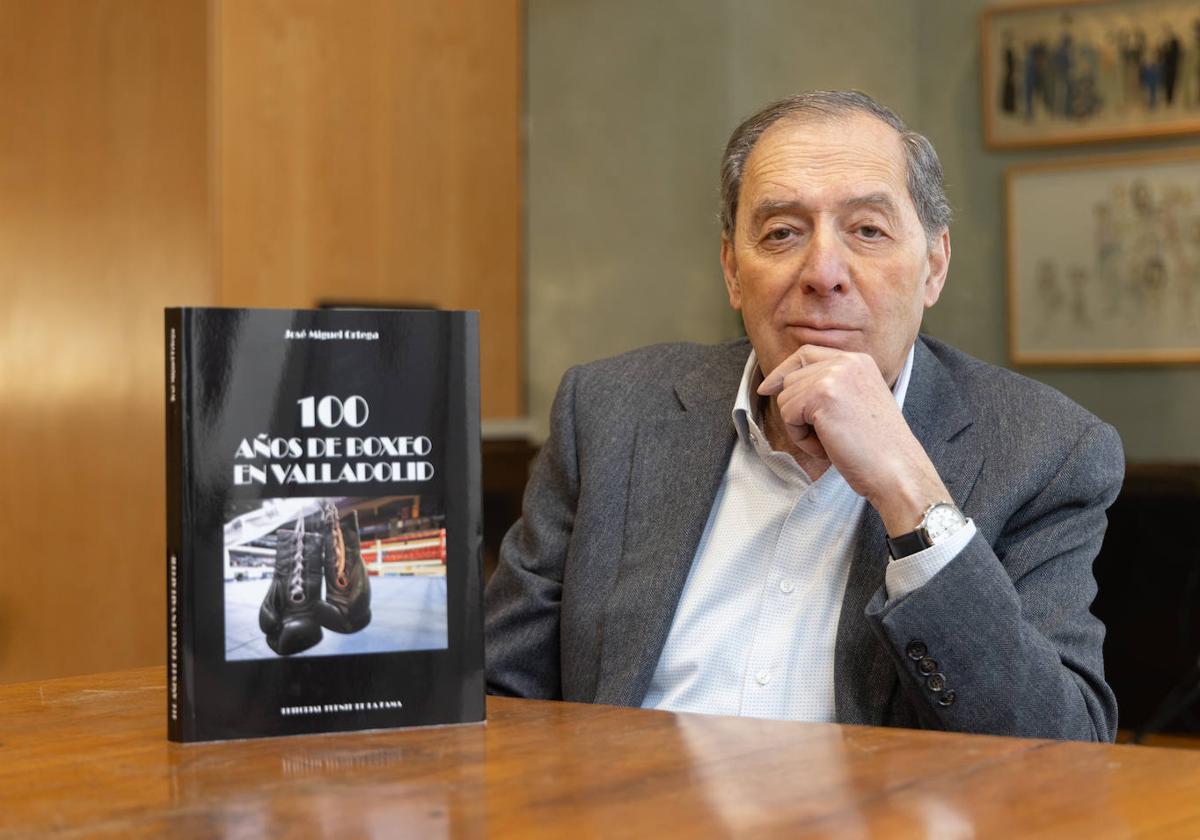 José Miguel Ortega, autor del libro '100 años de boxeo en Valladolid'.