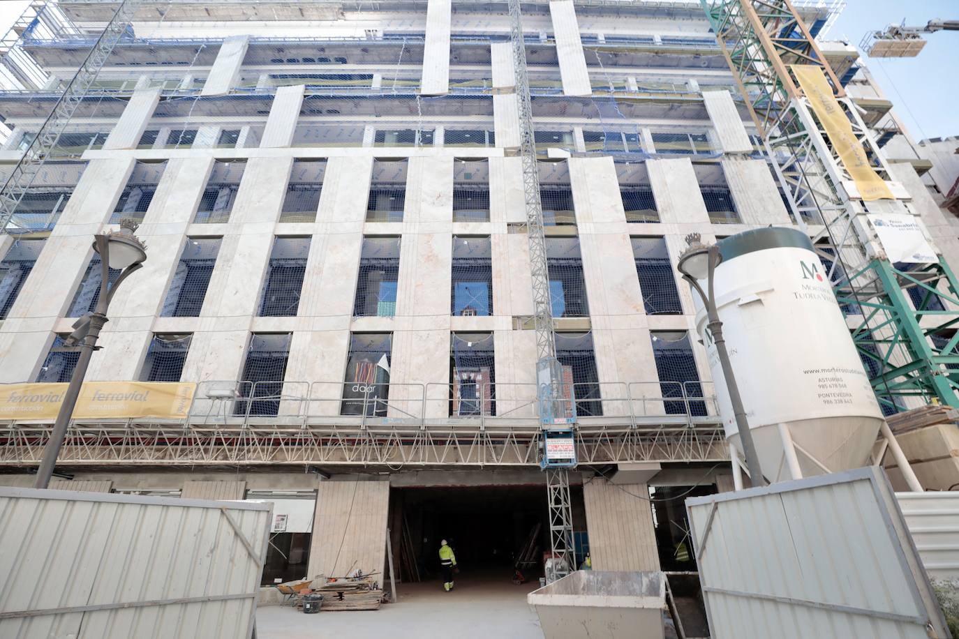 Obras en el antiguo edificio de El Corte Inglés de Valladolid