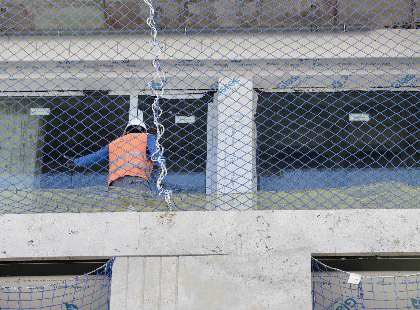 Obras en el antiguo edificio de El Corte Inglés de Valladolid