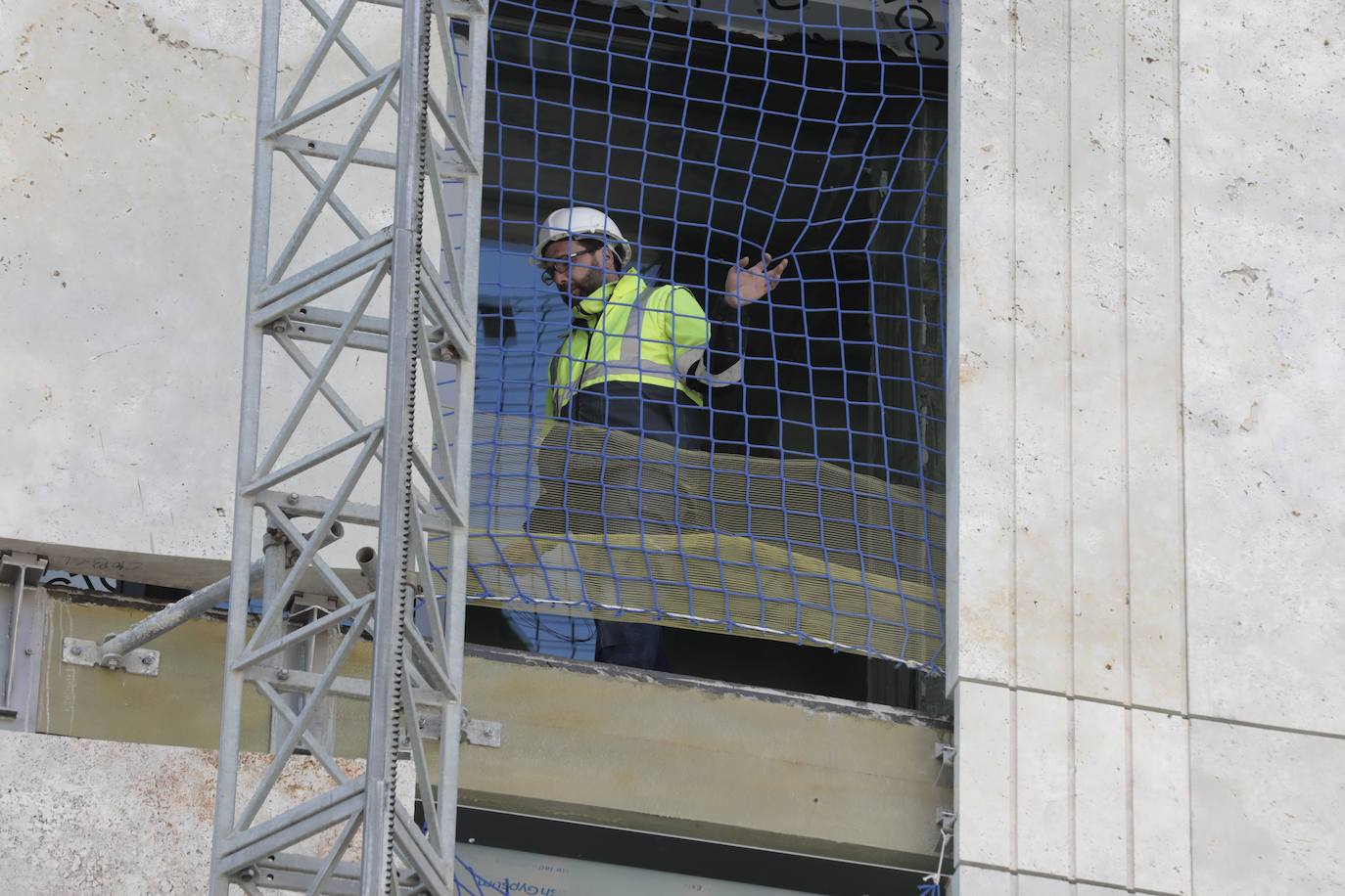 Obras en el antiguo edificio de El Corte Inglés de Valladolid