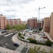 Un bloque de 78 pisos completará la plaza de Parquesol dos décadas después de inaugurarse