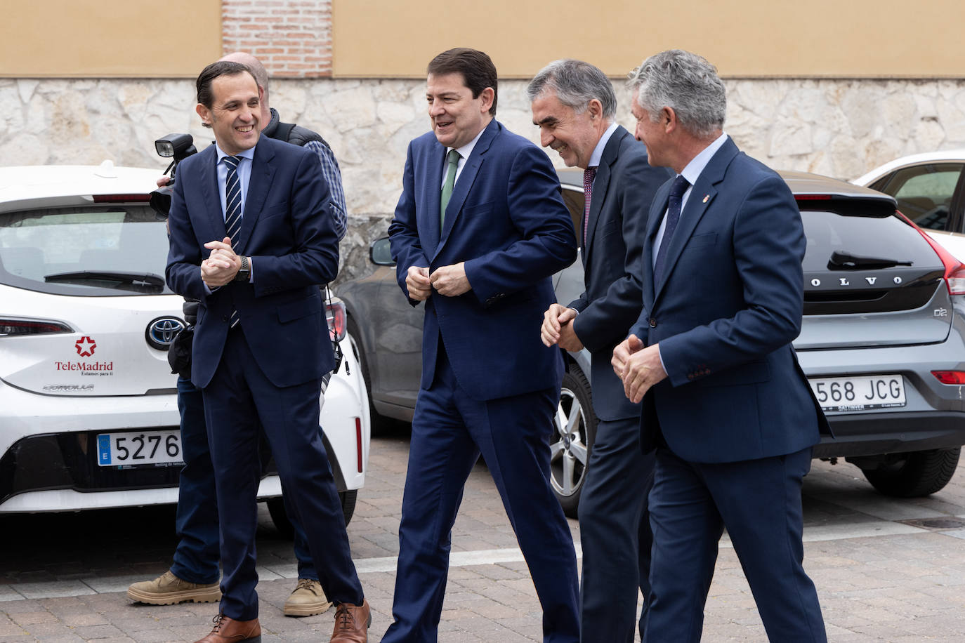 Conrado Íscar, Alfonso Fernández Mañueco, Iñaki Arechabaleta y Sarbelio Fernández.