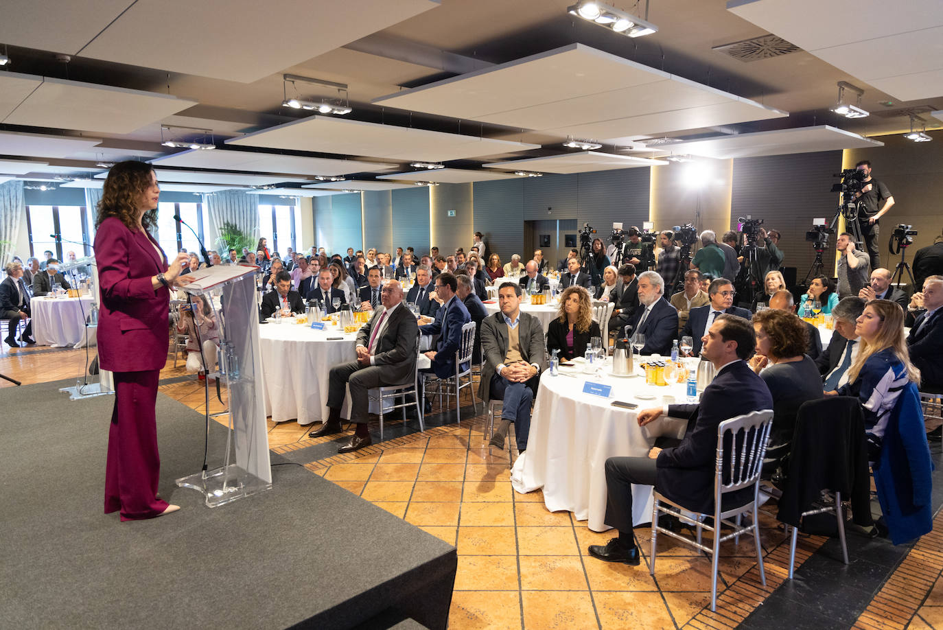 Isabel Díaz Ayuso, en el Foro Económico de El Norte de Castilla