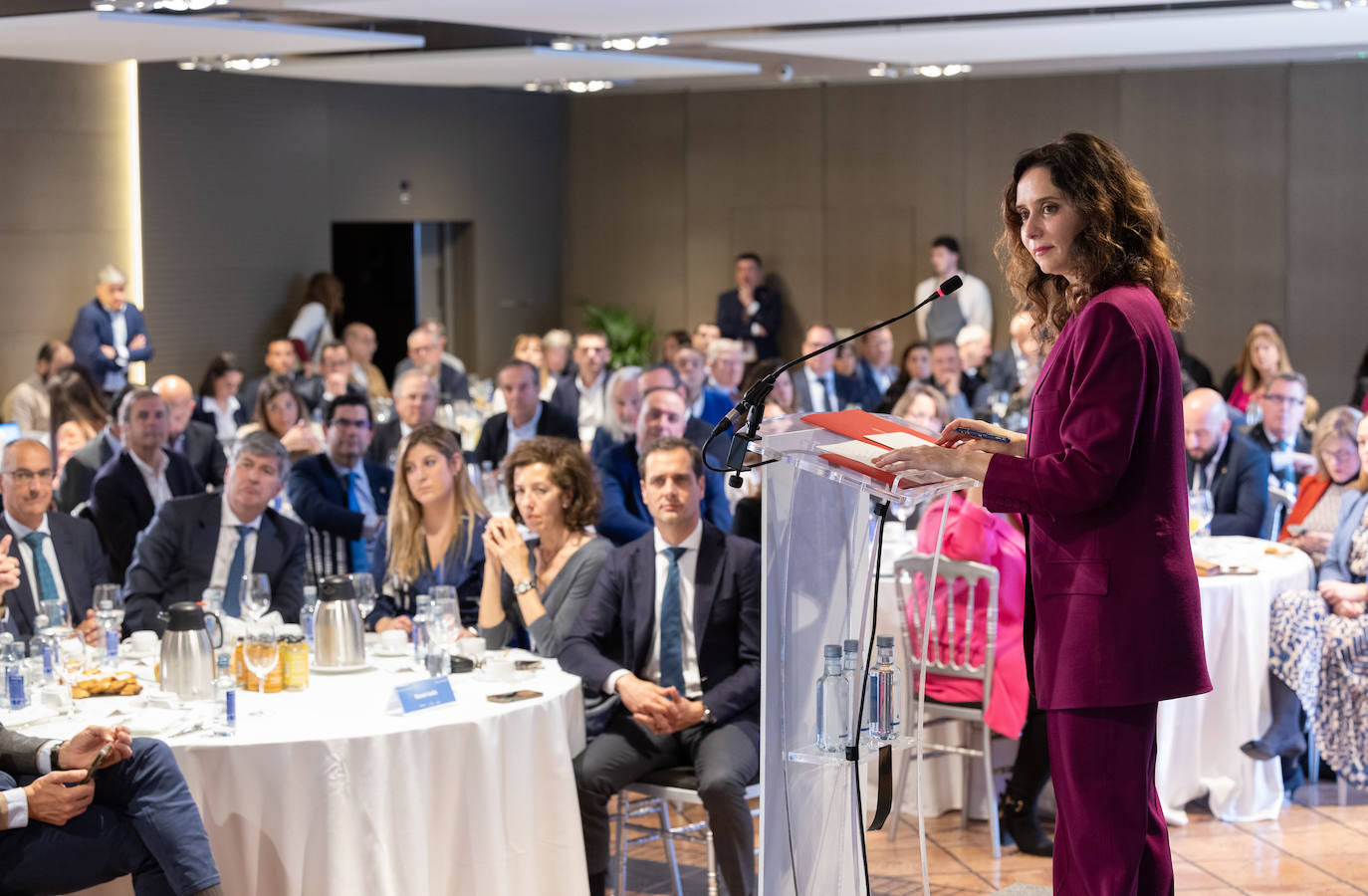 Isabel Díaz Ayuso, en el Foro Económico de El Norte de Castilla