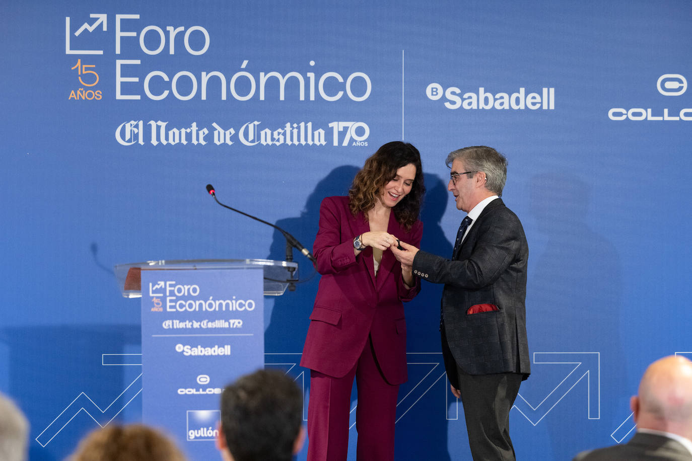 Isabel Díaz Ayuso, en el Foro Económico de El Norte de Castilla