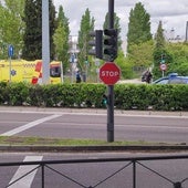 Heridos dos motoristas en una colisión múltiple en la avenida de Zamora