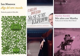 Las tres recomendaciones literarias.