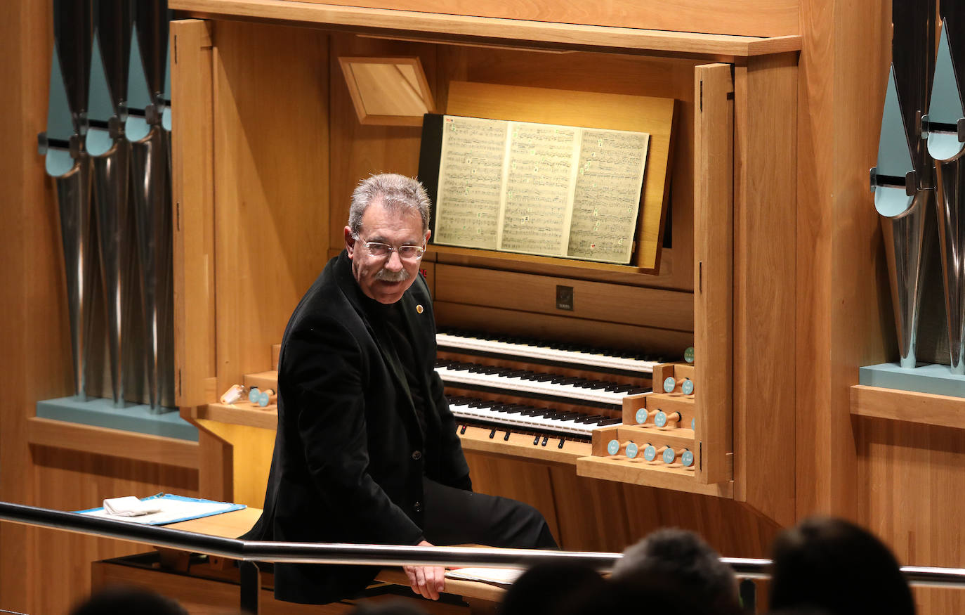 Así fue el concierto del organista del Papa en Palencia