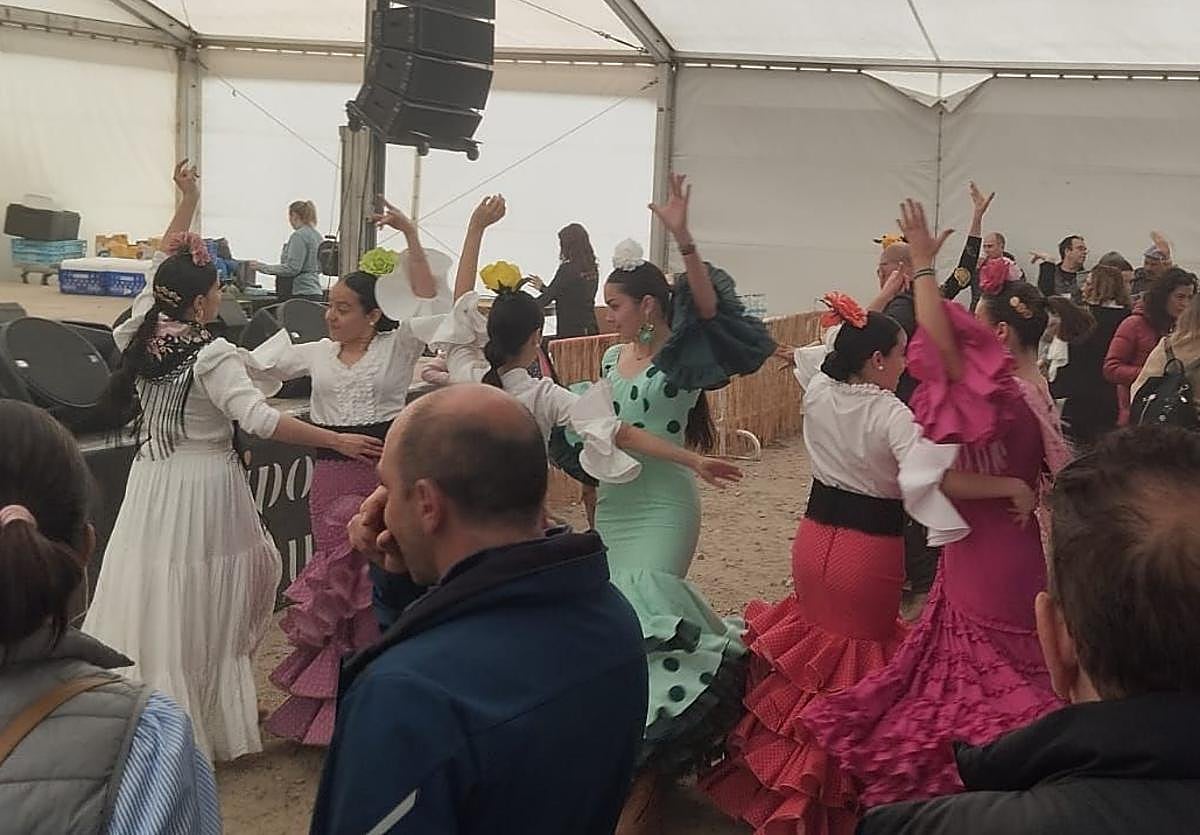 Romería flamenca Villa de los Siete Sietes de Olmedo, el sábado.