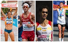 Lidia Campo, Jorge Blanco, Javier Guerra y Chaki.