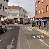 Herido tras ser atropellado por un autobús en Santovenia de Pisuerga