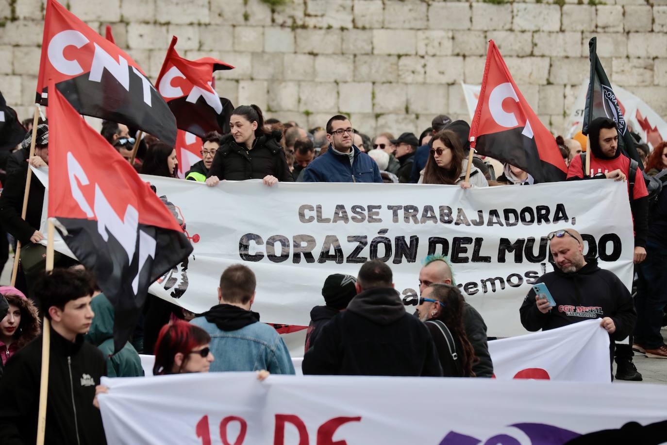 La celebración del Primero de Mayo en Valladolid, en imágenes