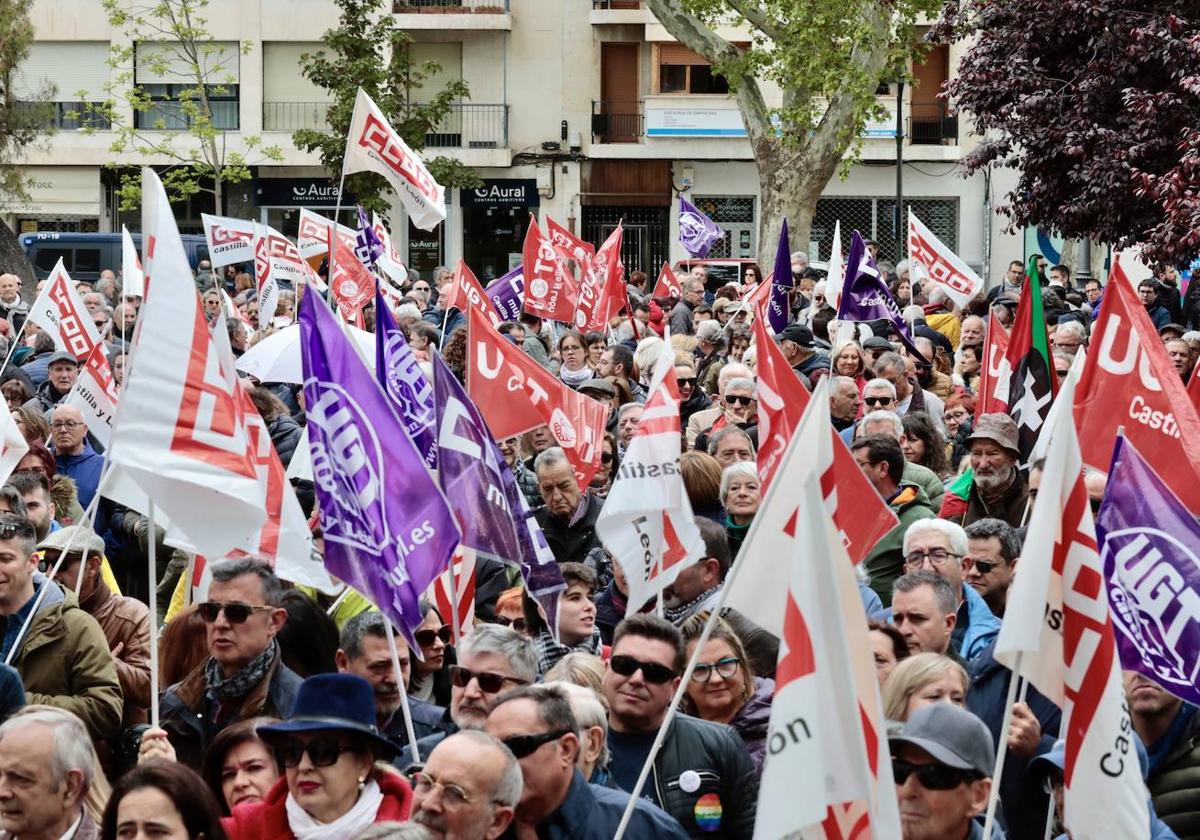 La celebración del Primero de Mayo en Valladolid, en imágenes