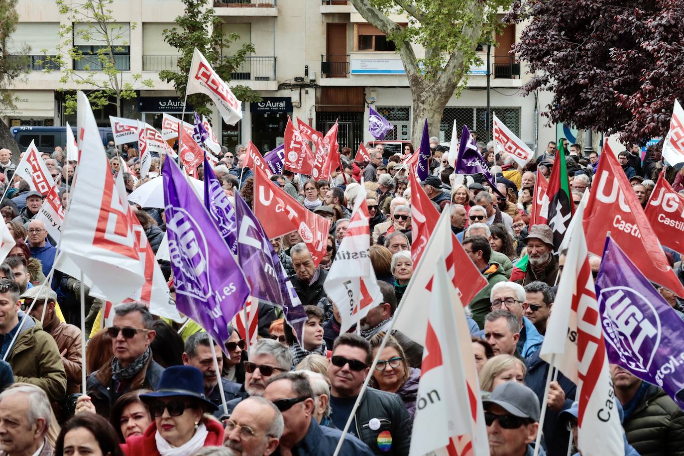 La celebración del Primero de Mayo en Valladolid, en imágenes