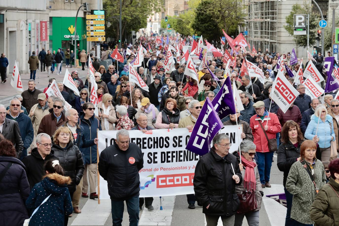 La celebración del Primero de Mayo en Valladolid, en imágenes