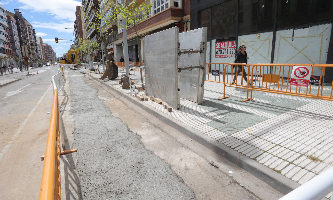 Así avanzan las obras de la red de calor en Palencia