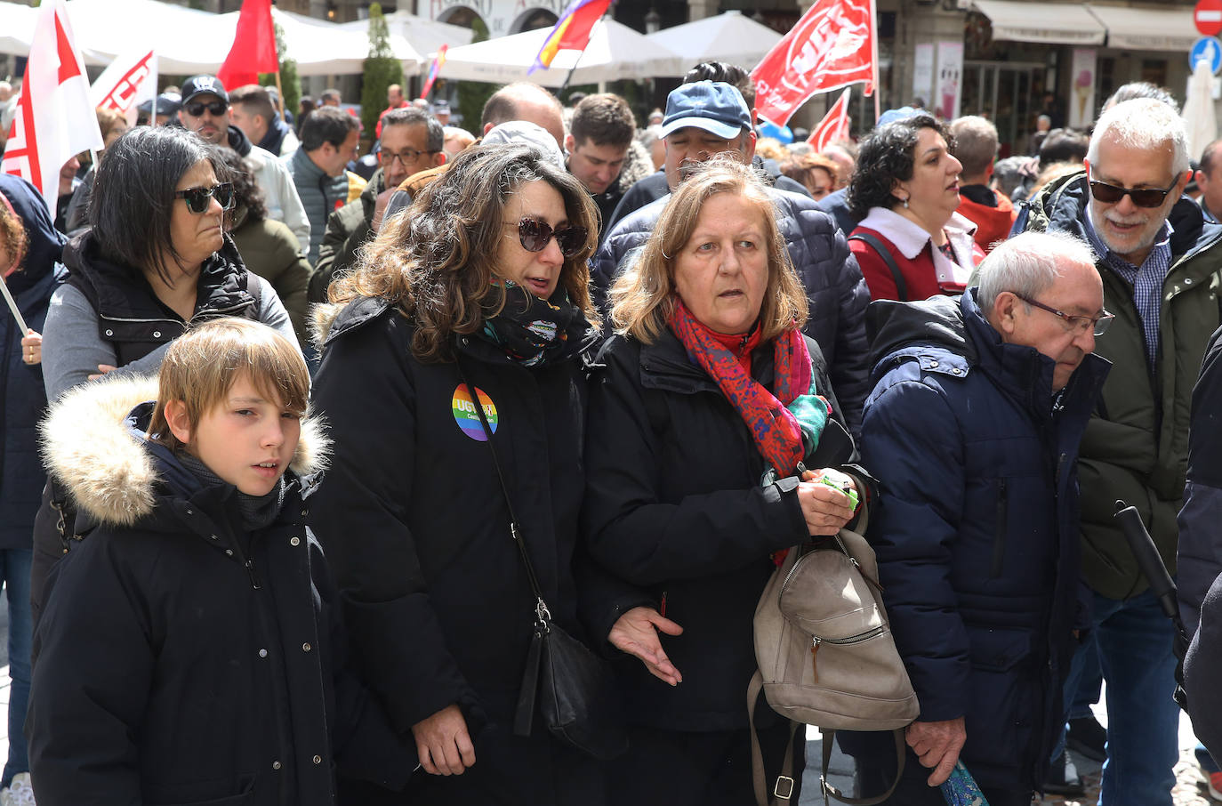 Fotografías de la manifestación del 1 de mayo en Segovia