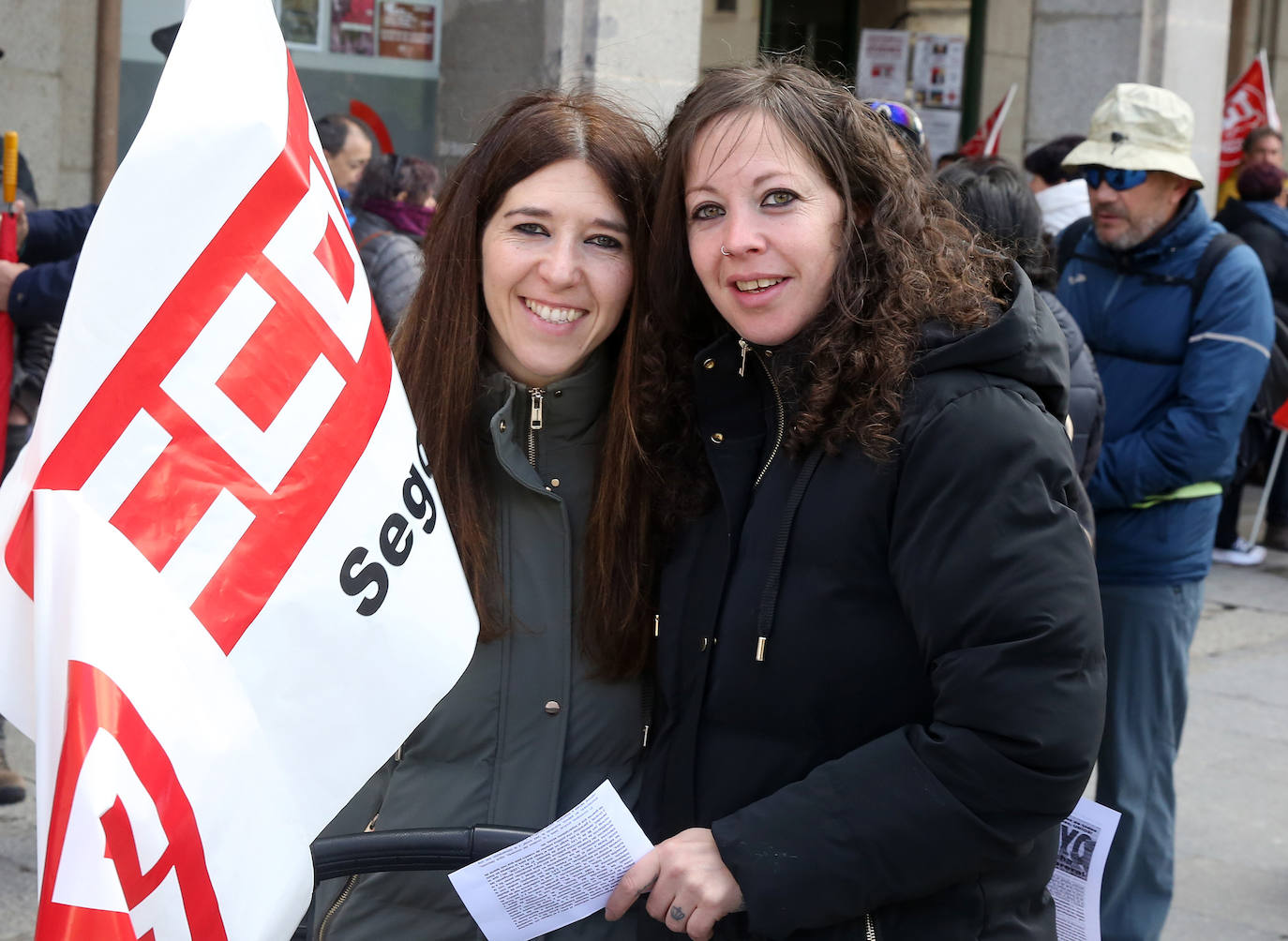 Fotografías de la manifestación del 1 de mayo en Segovia