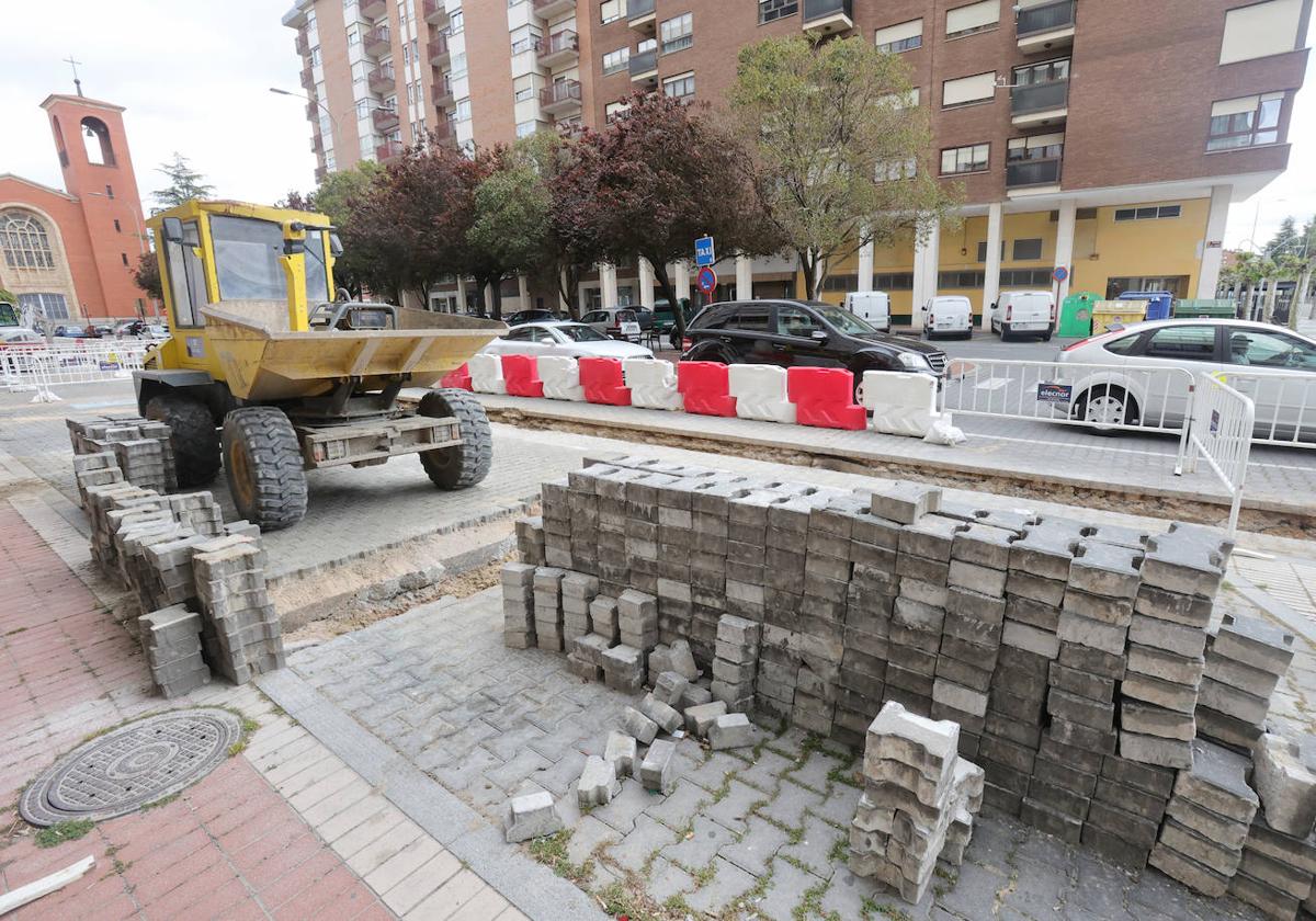 Así avanzan las obras de la red de calor en Palencia