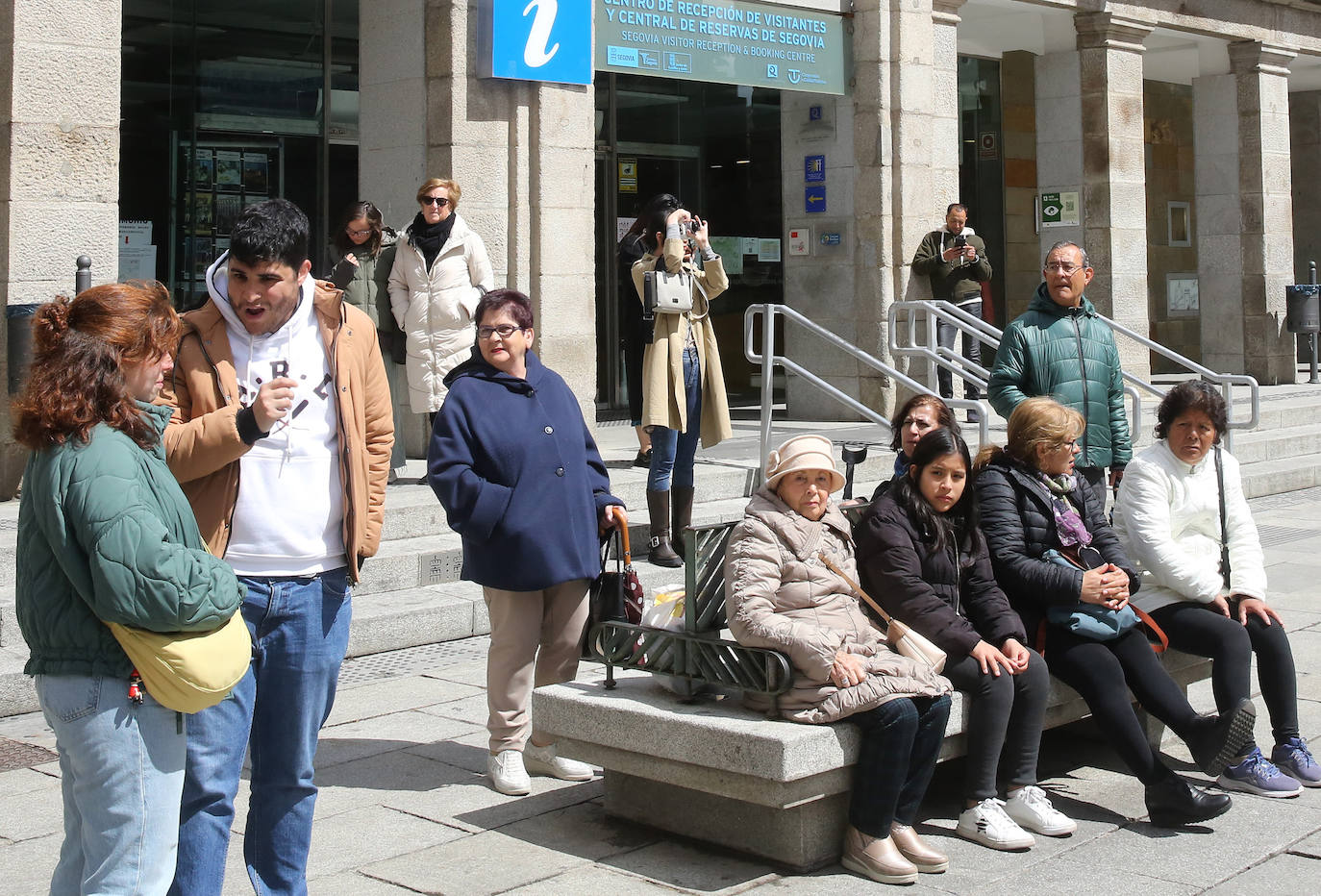 El mal tiempo frena la llegada de turistas a Segovia