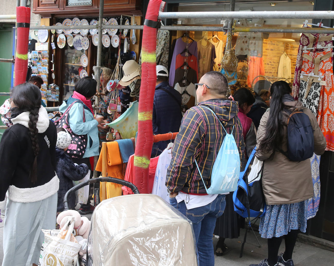 El mal tiempo frena la llegada de turistas a Segovia