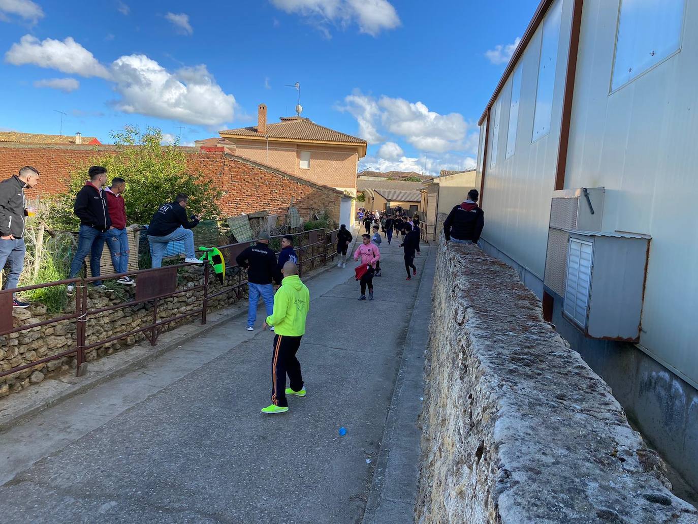 Las imágenes del encierro de Villabrágima