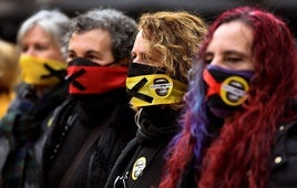 Manifestación contra la Ley Mordaza.