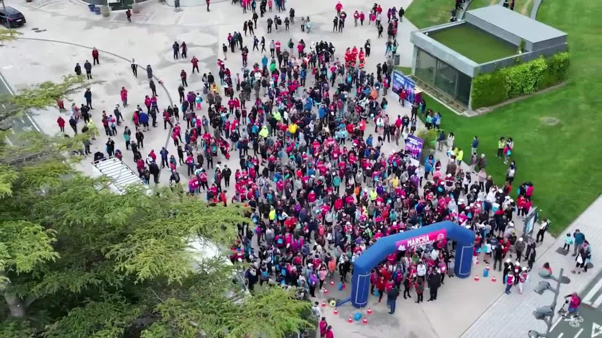 La Marcha Asprona 2024 a vista de pájaro