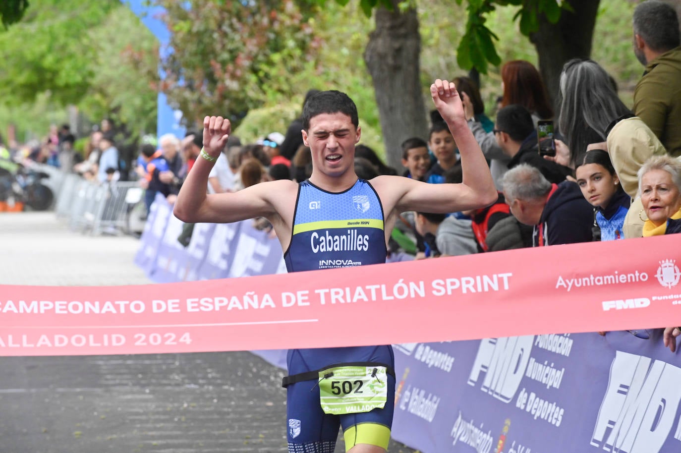 Las imágenes del triatlón de Valladolid