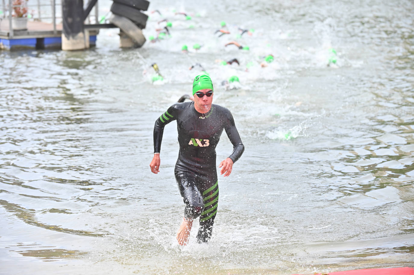 Las imágenes del triatlón de Valladolid
