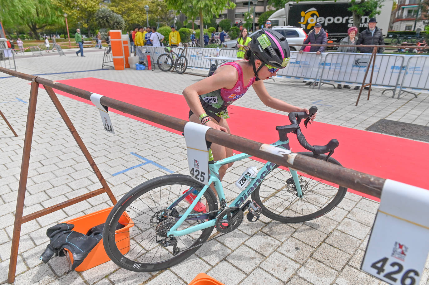 Las imágenes del triatlón de Valladolid