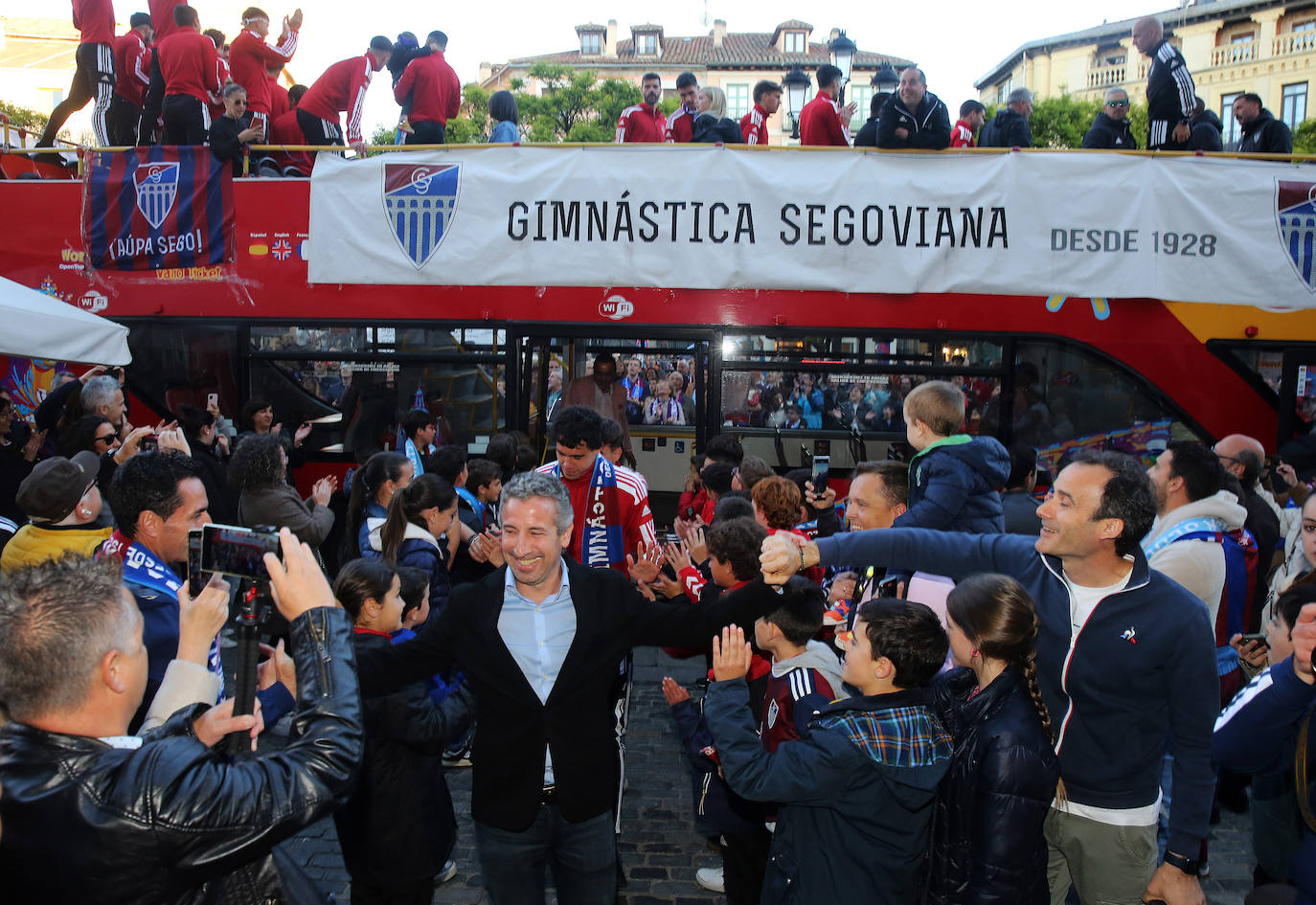 Las fotos de la celebración de la Segoviana en la Plaza Mayor