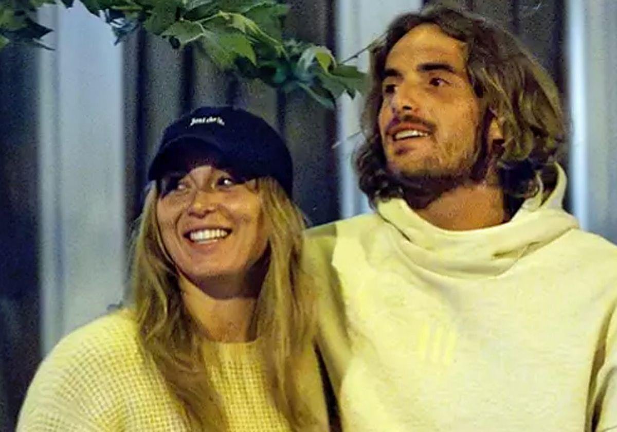 Paula Badosa y Stéfanos Tsitsipás.