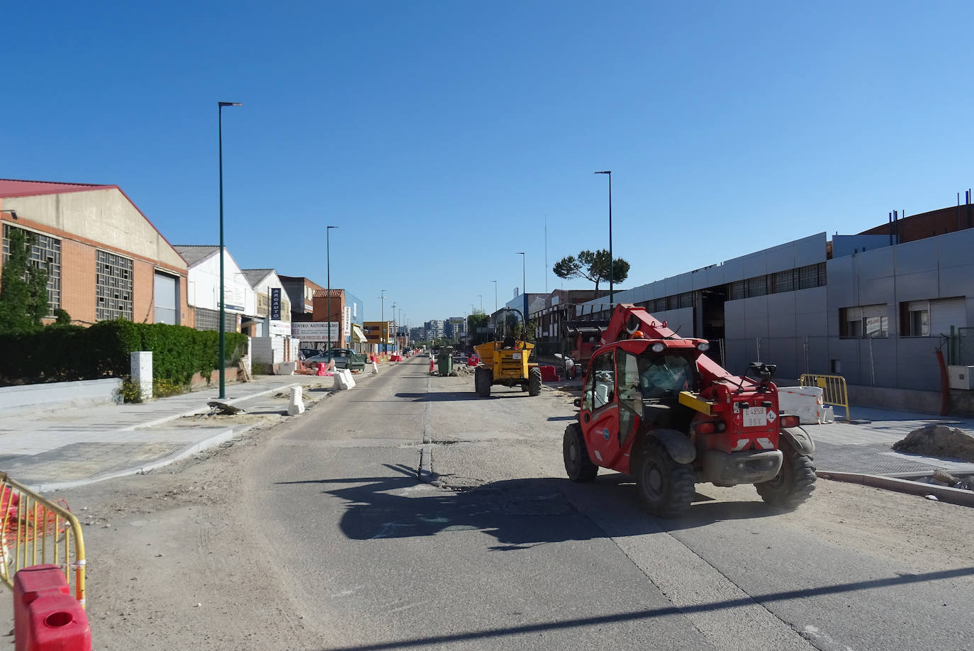 Las imágenes de las obras de la avenida de El Norte de Castilla