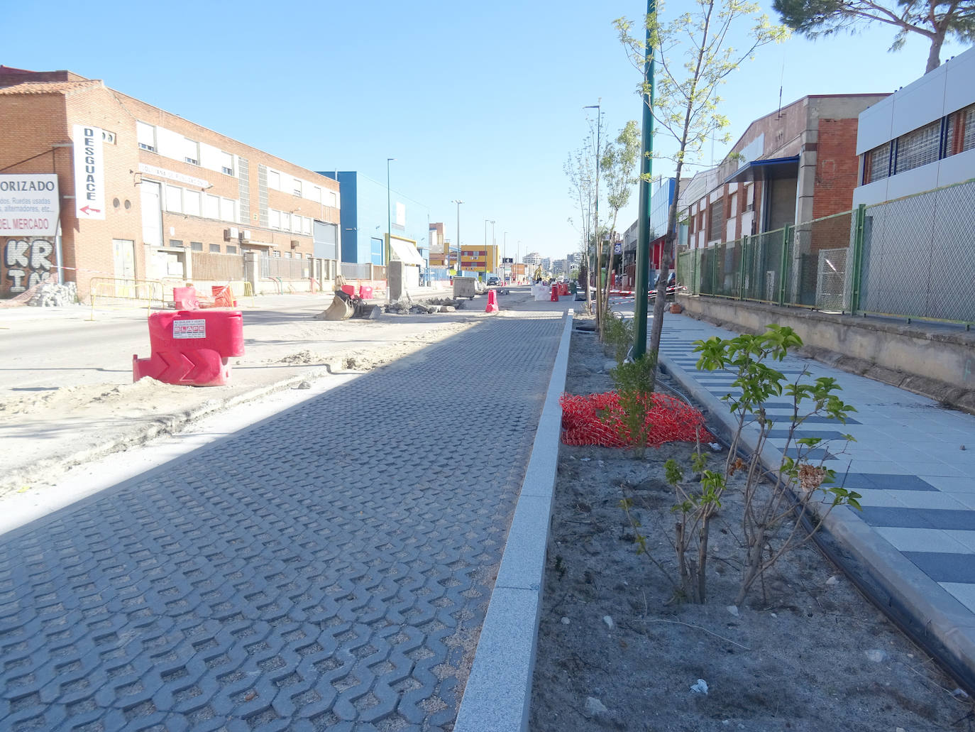 Las imágenes de las obras de la avenida de El Norte de Castilla